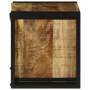 Botellero 34.5 x 35 x 39 cm Madera Sólida de Mango Áspero de , Armarios para vino y licores - Ref: Foro24-4016754, Precio: 10...