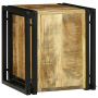 Botellero 34.5 x 35 x 39 cm Madera Sólida de Mango Áspero de , Armarios para vino y licores - Ref: Foro24-4016754, Precio: 10...