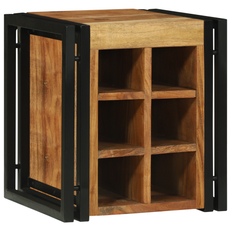 Botellero 34.5x35x39 cm Madera Sólida de Acacia de , Armarios para vino y licores - Ref: Foro24-4016756, Precio: 100,48 €, De...