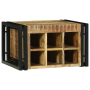 Botellero 46x35x27.5 cm Madera Sólida de Mango Rugoso de , Armarios para vino y licores - Ref: Foro24-4016757, Precio: 97,67 ...