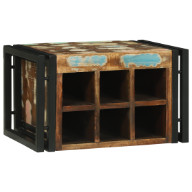 Botellero 46x35x27.5 cm Madera Maciza Recuperada