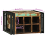 Botellero 46x35x27.5 cm Madera Maciza Recuperada | Foro24.es | Tu tienda online para hogar, jardín y más Foro24.es