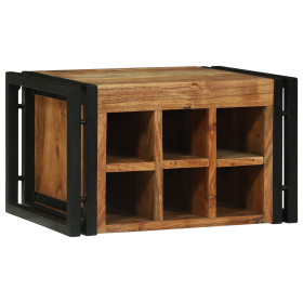 Botellero 46x35x27.5 cm Madera de Acacia Sólida de , Armarios para vino y licores - Ref: Foro24-4016759, Precio: 97,93 €, Des...