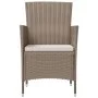 3-piece garden dining set and beige synthetic rattan cushions by vidaXL, Garden sets - Ref: Foro24-3094901, Price: 219,57 €, ...
