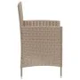 3-piece garden dining set and beige synthetic rattan cushions by vidaXL, Garden sets - Ref: Foro24-3094901, Price: 219,57 €, ...