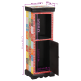 Gabinete 30x30x90 cm de Madera Sólida de Mango de , Cajoneras - Ref: Foro24-4017585, Precio: 124,04 €, Descuento: %