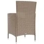 3-piece garden dining set and beige synthetic rattan cushions by vidaXL, Garden sets - Ref: Foro24-3094901, Price: 219,57 €, ...
