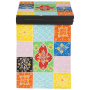 Cabinet de Noche Multicolor 40x30x40 cm Madera Sólida Mango de , Mesitas de noche - Ref: Foro24-4017588, Precio: 92,83 €