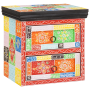 Cabinet de Noche Multicolor 40x30x40 cm Madera Sólida Mango de , Mesitas de noche - Ref: Foro24-4017588, Precio: 92,83 €