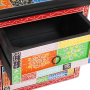 Cabinet de Noche Multicolor 40x30x40 cm Madera Sólida Mango de , Mesitas de noche - Ref: Foro24-4017588, Precio: 92,83 €