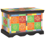 Caja de Almacenamiento 60x40x40 cm de Madera Maciza de Mango de , Baúles de almacenamiento - Ref: Foro24-4017590, Precio: 144...
