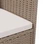 3-piece garden dining set and beige synthetic rattan cushions by vidaXL, Garden sets - Ref: Foro24-3094901, Price: 219,57 €, ...