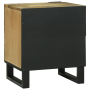 Cabinetes de noche 2 pcs 40x33.5x46 cm Madera maciza de mango | Foro24.es | Tu tienda online para hogar, jardín y más Foro24.es