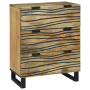 Aparador 60x33.5x75 cm de Madera Sólida de Mango de , Taquillas y armarios de almacenamiento - Ref: Foro24-4017939, Precio: 1...