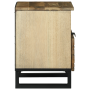 Armario de Noche 40x33x46 cm de Madera Maciza de Mango | Foro24.es | Tu tienda online para hogar, jardín y más Foro24.es