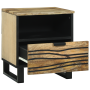 Gabinetes de noche 2 pcs 40x33x46 cm de madera maciza de mango | Foro24.es | Tu tienda online para hogar, jardín y más Foro24.es