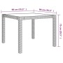 3-teilige Garten-Essgruppe und beigefarbene Kissen aus synthetischem Rattan von vidaXL, Gartensets - Ref: Foro24-3094901, Pre...