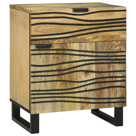 Armario de Noche 50x33x60 cm de Madera Maciza de , Mesitas de noche - Ref: Foro24-4017944, Precio: 101,81 €