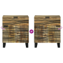 Armario de Noche 50x33x60 cm de Madera Maciza de , Mesitas de noche - Ref: Foro24-4017944, Precio: 101,81 €
