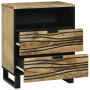 Cabinet de Noche 50x33x60 cm Madera Maciza de Mango de , Mesitas de noche - Ref: Foro24-4017946, Precio: 109,58 €, Descuento: %