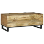 Mesa de café 100x54x40 cm de madera maciza de mango de , Mesas de centro - Ref: Foro24-4017948, Precio: 169,38 €, Descuento: %