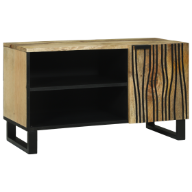Gabinete de TV 80x31.5x46 cm de Madera Maciza y Madera Ingeniería
