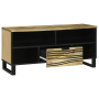 Gabinete de TV 100x33.5x46 cm de Madera Maciza de Mango de , Almacenamiento para CD y DVD - Ref: Foro24-4017952, Precio: 122,...