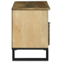 Gabinete de TV 100x33.5x46 cm de Madera Maciza de Mango de , Almacenamiento para CD y DVD - Ref: Foro24-4017952, Precio: 122,...