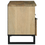 Cabinet de TV 100x33.5x46 cm de Madera Maciza de Mango de , Almacenamiento para CD y DVD - Ref: Foro24-4017954, Precio: 141,82 €