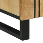 Gabinete de lavabo 62x33x58 cm de madera maciza de mango y