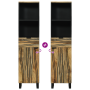 Armario de baño 38x33.5x160 cm Madera Maciza Mango de , Muebles de baño - Ref: Foro24-4017958, Precio: 159,45 €