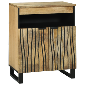Aparador 60x33.5x75 cm Madera Maciza de Mango de , Almacenamiento para CD y DVD - Ref: Foro24-4017961, Precio: 119,14 €, Desc...
