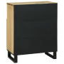 Aparador 60x33.5x75 cm Madera Maciza de Mango de , Almacenamiento para CD y DVD - Ref: Foro24-4017961, Precio: 119,14 €, Desc...
