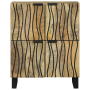 Gabinete 60x33.5x75 cm de Madera Maciza de Mango y Madera Ingenierizada de , Almacenamiento para CD y DVD - Ref: Foro24-40179...