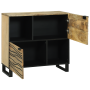 Mueble de Almacenamiento 80x33.5x75 cm Madera Sólida de Mango | Foro24.es | Tu tienda online para hogar, jardín y más Foro24.es