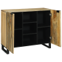 Aparador 90x33.5x75 cm de Madera Maciza de Mango de , Almacenamiento para CD y DVD - Ref: Foro24-4017964, Precio: 165,21 €, D...