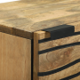 Highboard 40x33.5x110 cm de Madera Maciza de Mango de , Almacenamiento para CD y DVD - Ref: Foro24-4017965, Precio: 141,18 €