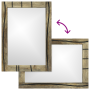Espejo de baño 50x70x30 cm de madera maciza de mango de , Tocadores de baño - Ref: Foro24-4017967, Precio: 61,01 €, Descuento: %