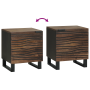 Armarios de Noche 2 pcs 40x33,5x46 cm Madera Maciza de Mango | Foro24.es | Tu tienda online para hogar, jardín y más Foro24.es
