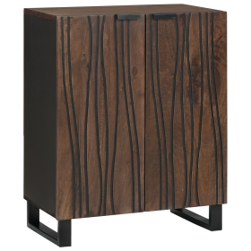 Mueble de Almacenamiento 60x33.5x75 cm Madera Sólida de Mango