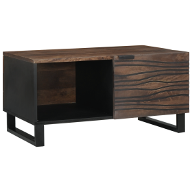 Mesa de café 80x50x40 cm Madera maciza de mango y engineered de , Mesas de centro - Ref: Foro24-4018012, Precio: 121,19 €, De...