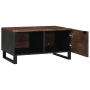 Mesa de café 80x50x40 cm Madera maciza de mango y engineered de , Mesas de centro - Ref: Foro24-4018012, Precio: 121,19 €, De...