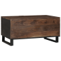 Mesa de café 80x50x40 cm Madera maciza de mango y engineered de , Mesas de centro - Ref: Foro24-4018012, Precio: 121,19 €, De...
