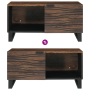 Mesa de café 80x50x40 cm Madera maciza de mango y engineered de , Mesas de centro - Ref: Foro24-4018012, Precio: 121,19 €, De...