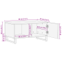 Mesa de café 80x50x40 cm Madera maciza de mango y engineered de , Mesas de centro - Ref: Foro24-4018012, Precio: 121,19 €, De...