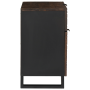 Armario de Noche 50x33x60 cm Madera Maciza Nogal de , Mesitas de noche - Ref: Foro24-4018016, Precio: 98,35 €