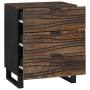 Armario de Noche 50x33x60 cm Madera Maciza de Mango y Madera Compensada de , Mesitas de noche - Ref: Foro24-4018017, Precio: ...