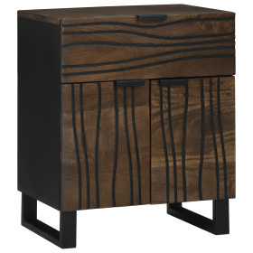 Cabinet de Noche 50x33x60 cm de Madera Sólida de Mango de , Mesitas de noche - Ref: Foro24-4018019, Precio: 98,97 €, Descuent...