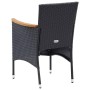 9-teiliges Gartenmöbel-Set und schwarze synthetische Rattankissen von vidaXL, Gartensets - Ref: Foro24-3095002, Preis: 620,89...
