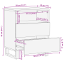 Armario 50x33x60 cm Madera Maciza de Mango y Madera Ingenierizada | Foro24.es | Tu tienda online para hogar, jardín y más Foro24.es